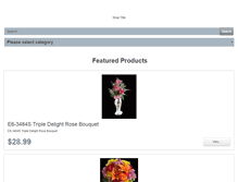 Tablet Screenshot of everyonelovesflowers.com